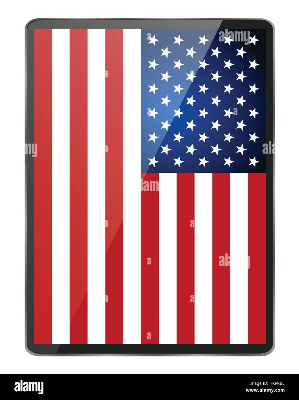 American Flag. Vector illustration Stock Vector Image & Art - Alamy