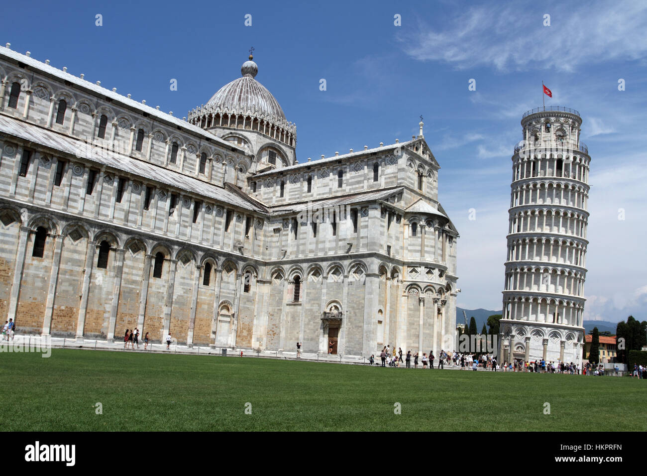 Pisa tower in Campo dei Miracoli, Italy Stock Photo
