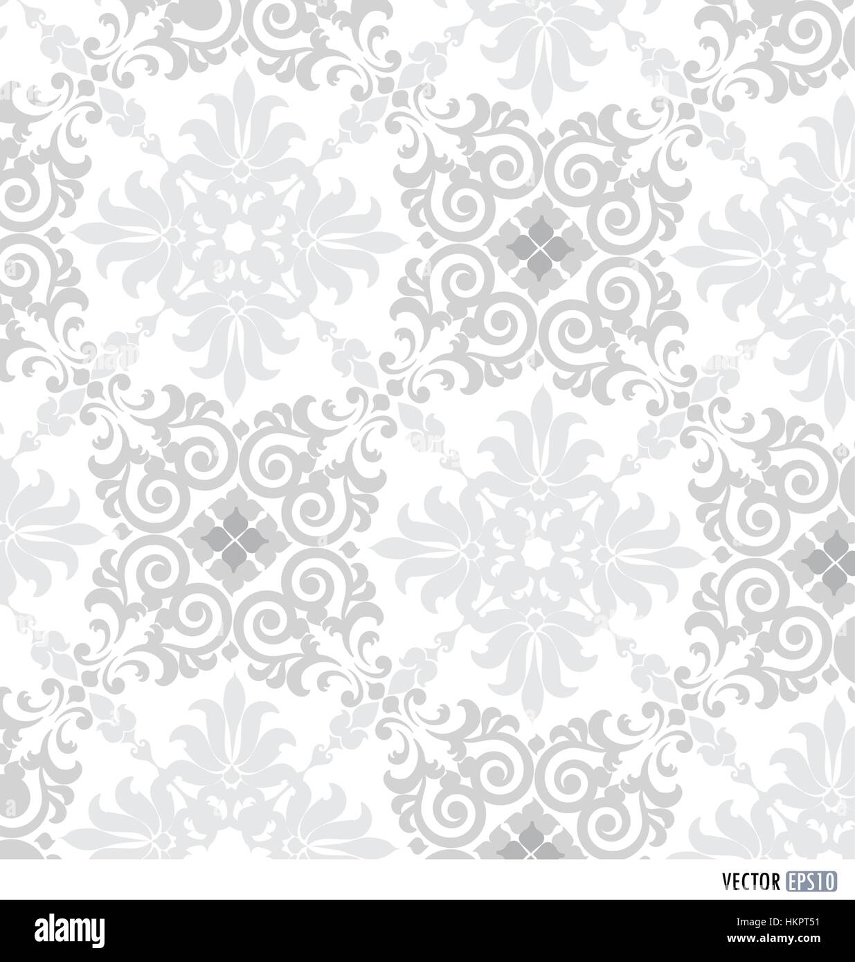 Seamless retro pattern background. Vector illustration Stock Vector ...