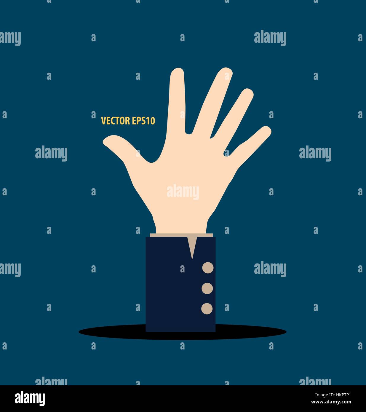 Hand. Vector illustration Stock Vector Image & Art - Alamy