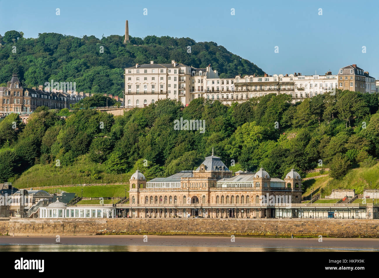 'The Spa', Scarborough known officially as the Scarborough Spa Complex is located in Scarborough’s South Bay, England Stock Photo