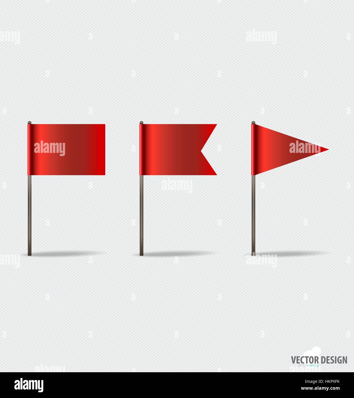 Red Flags. Vector illustration Stock Vector Image & Art Alamy