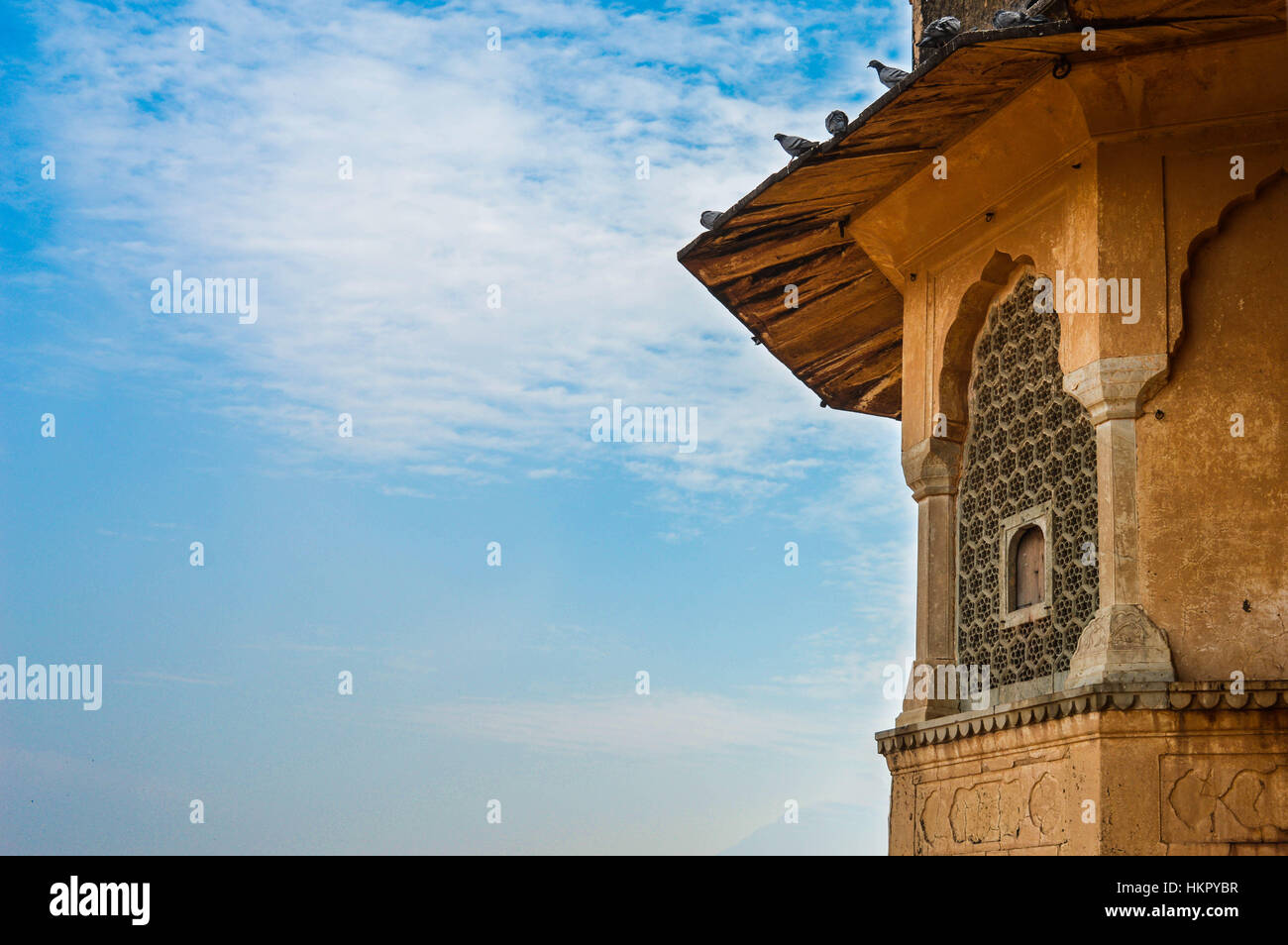Pink City 'Jaipur' with Forts Stock Photo