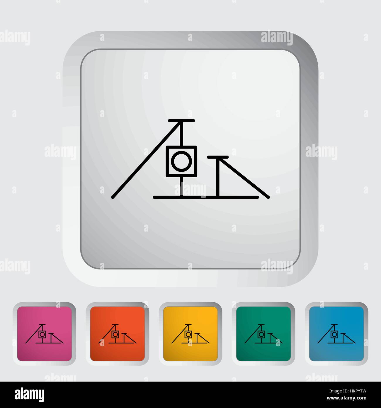 Scratching post icon. Line flat vector related icon for web and mobile ...