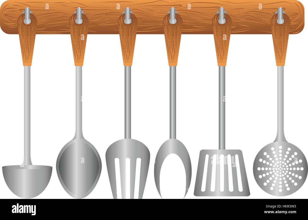 Colorfull rack utensils kitchen icon design, vector illustration Stock ...