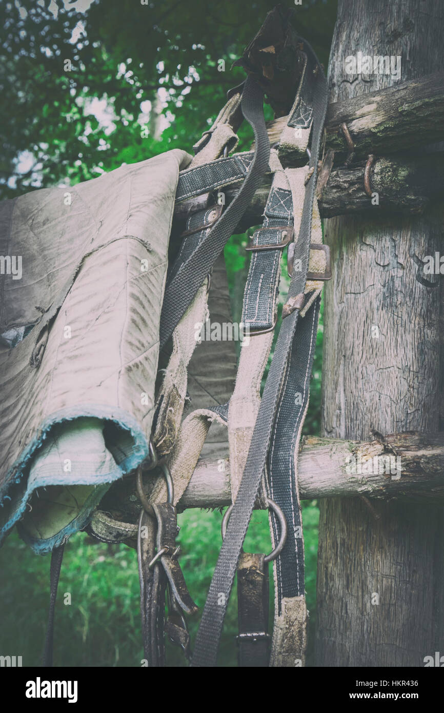 Old village style harness hi-res stock photography and images - Alamy