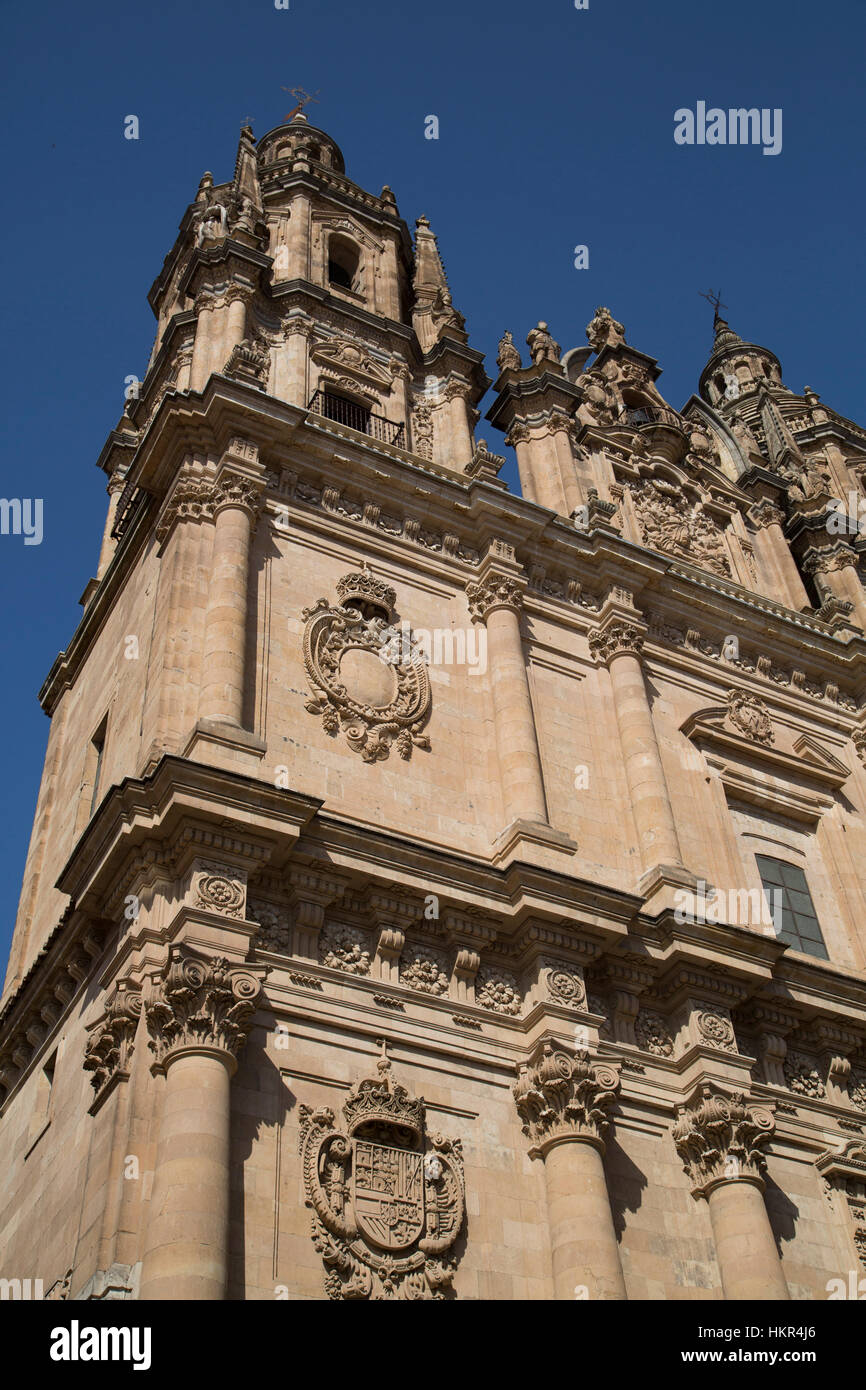 Church of the Clerecia, Salamanca, UNESCO World Heritage Site, Spain Stock Photo
