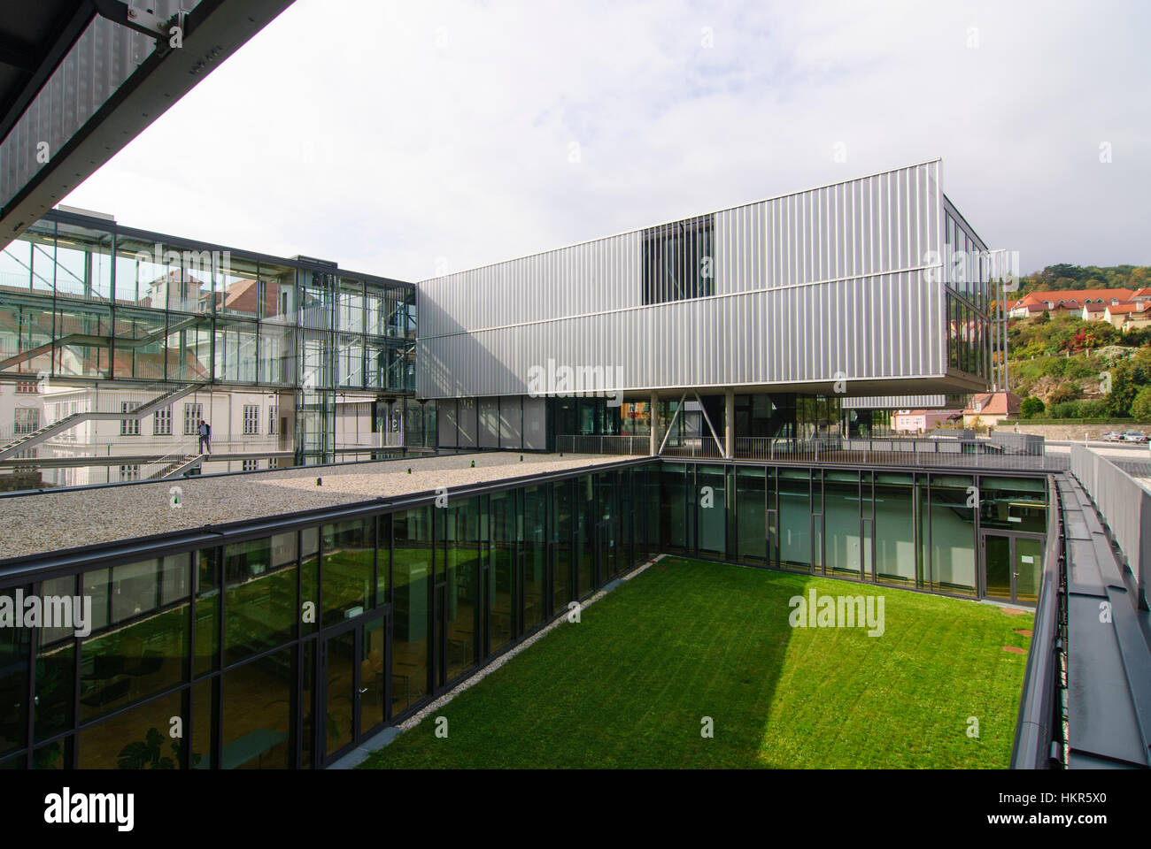 Krems an der Donau: Donau-Universität (Danube University), Wachau, Niederösterreich, Lower Austria, Austria Stock Photo