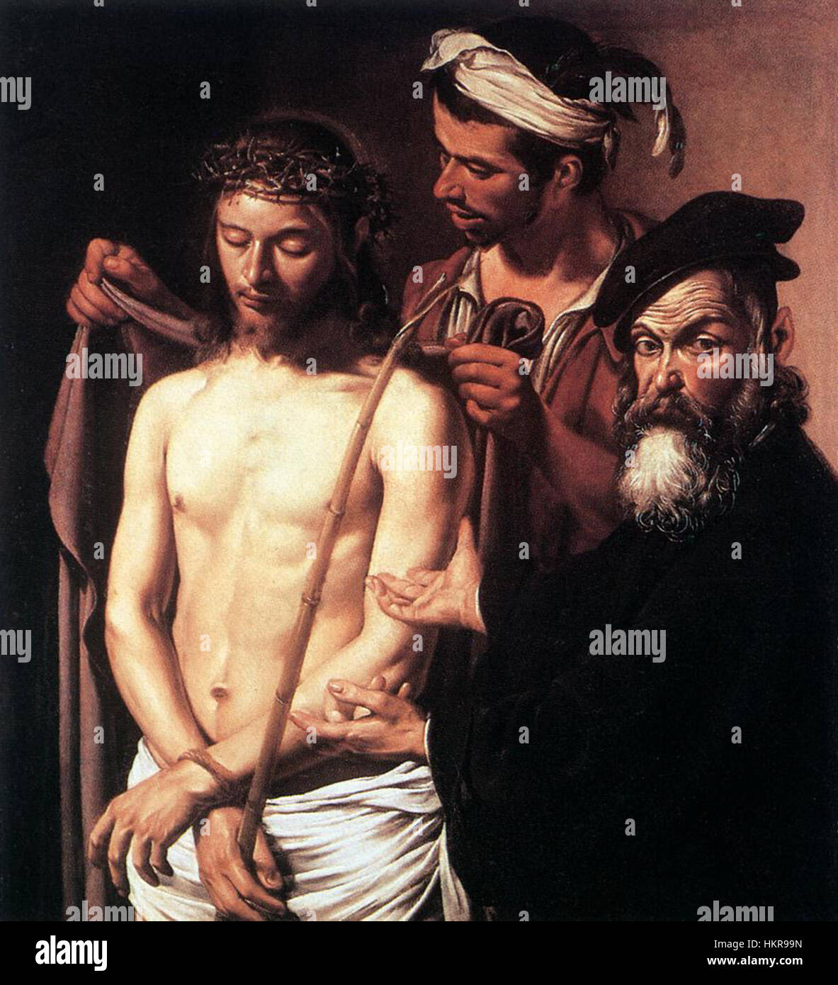 'Ecce Homo' by Caravaggio is a powerful depiction of Christ presented ...