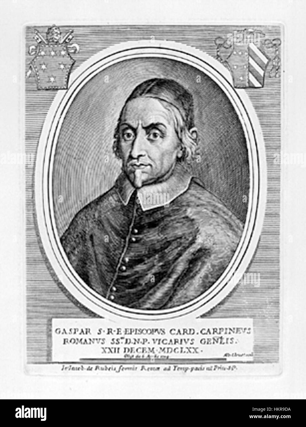 Cardinale Gaspare Carpegna Stock Photo Alamy