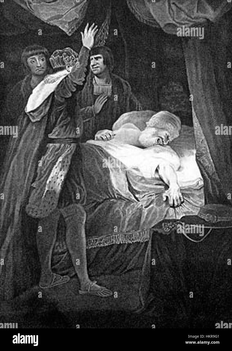 Cardinal Beaufort's bedchamber by Joshua Reynolds Stock Photo Alamy