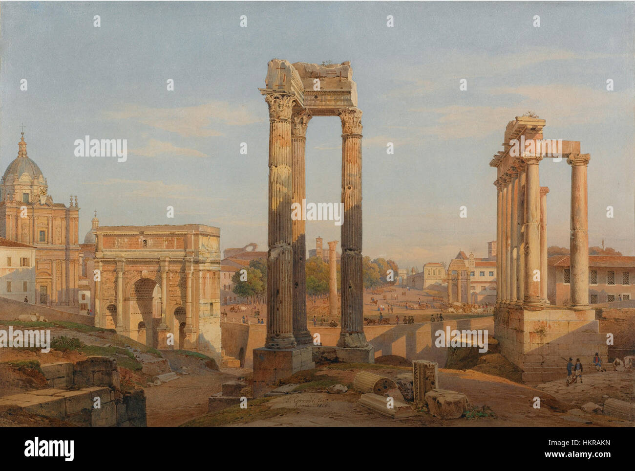 Romantic painting ancient rome hi-res stock photography and Romantic painting ancient rome hi-res stock photography and