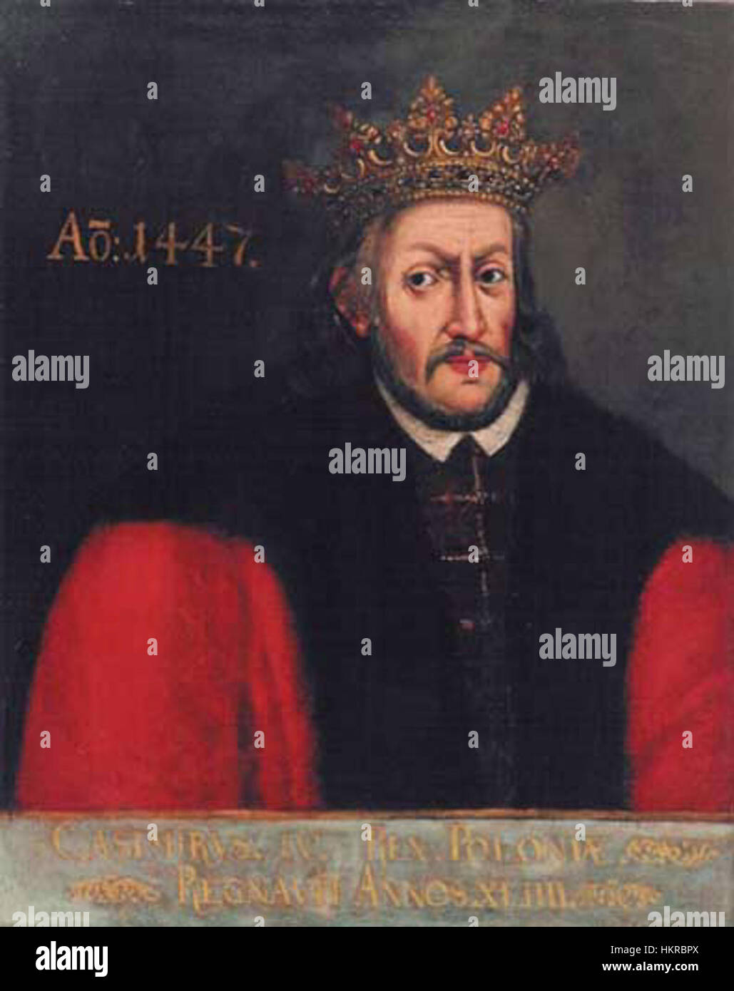 Casimir IV Jagiellon Stock Photo