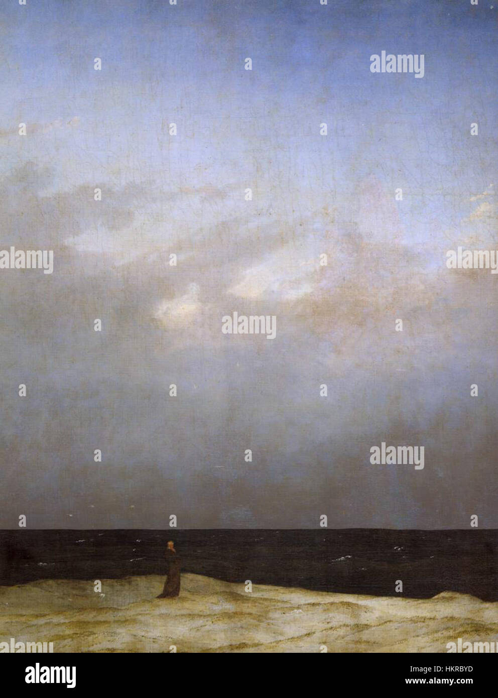 Caspar David Friedrich Monk by the