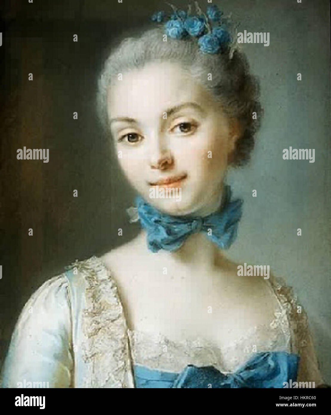 Blue ribbon by Fredou Stock Photo Alamy