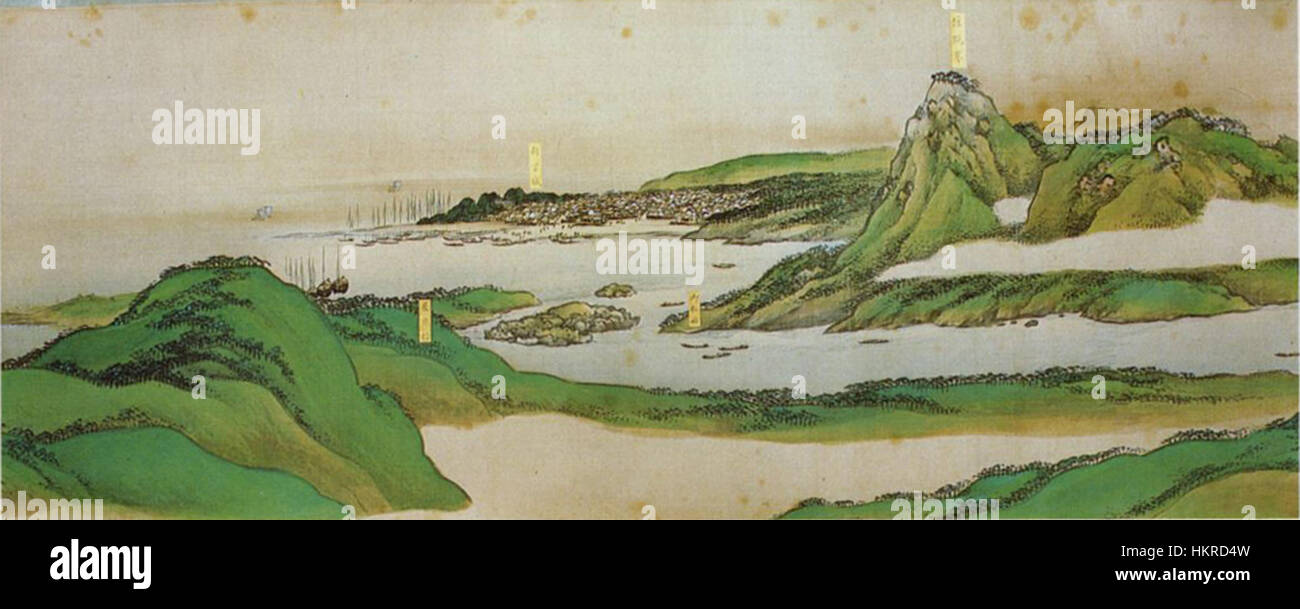 Japanese art river hi-res stock photography and images - Alamy