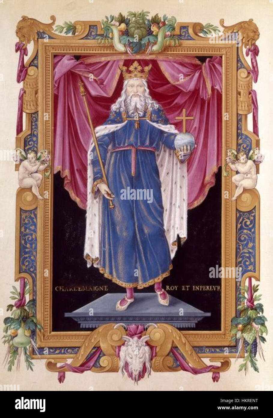 Charles Ier le Grand ou Charlemagne Stock Photo Alamy