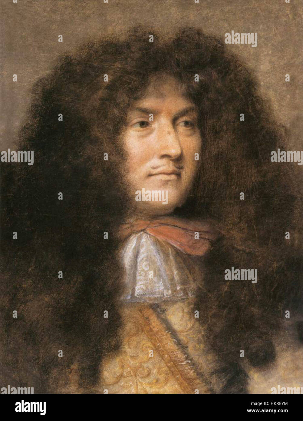 Charles Le Brun - Louis XIV - WGA12539 Stock Photo