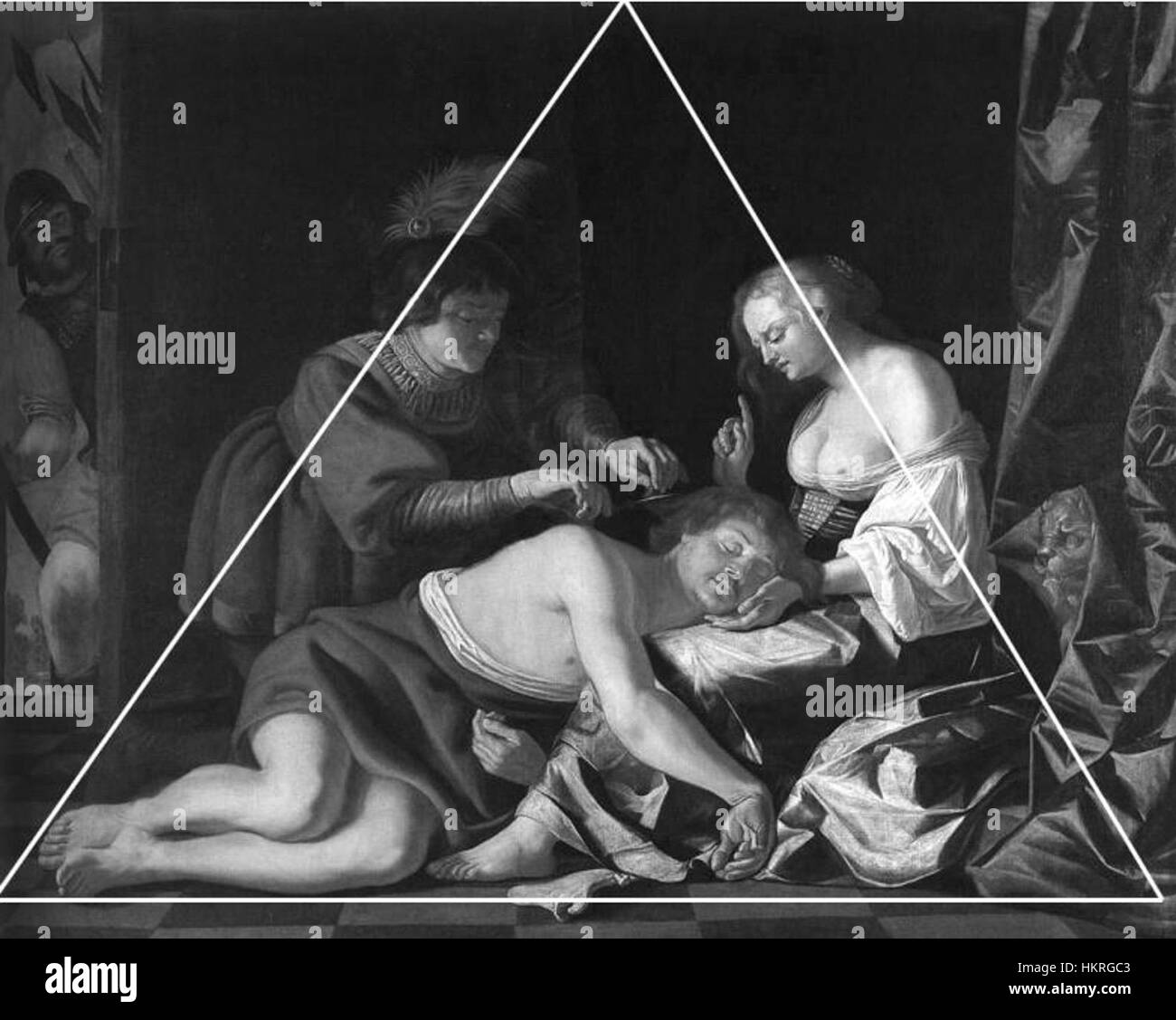Samson Capture Christiaen van Couwenbergh - The Capture of Samson - triangle Stock ...