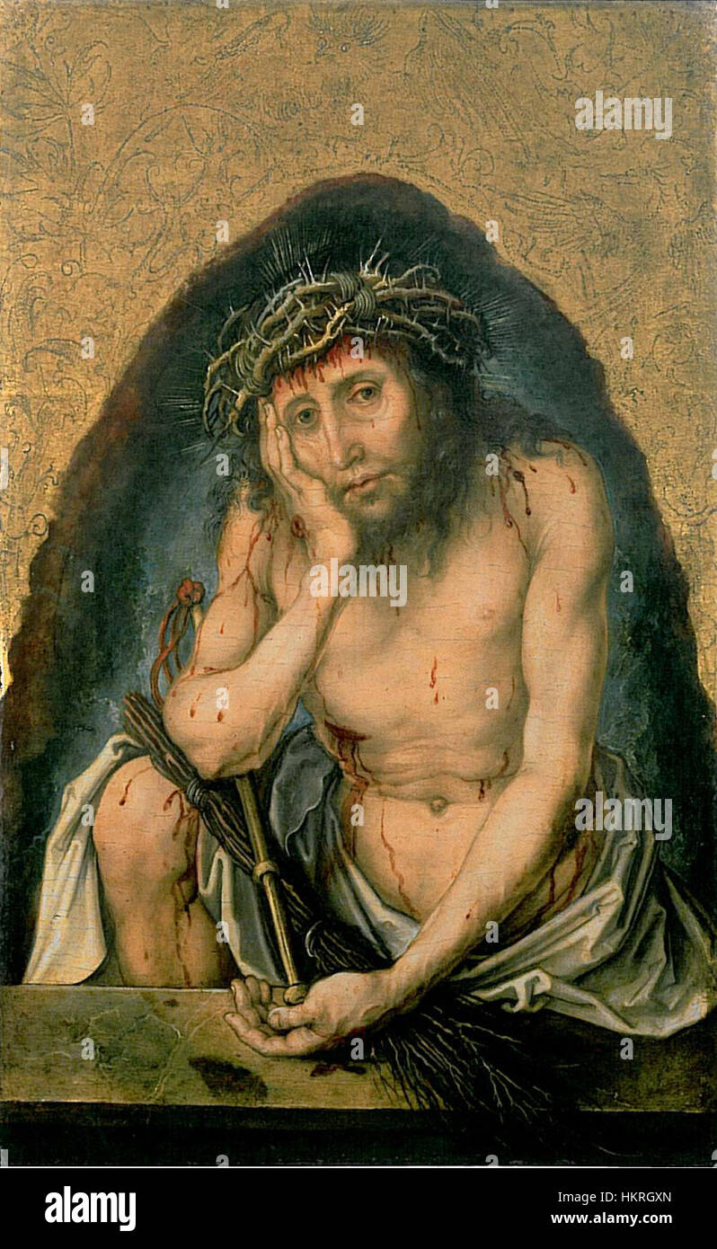 Christus als Schmerzensmann (Duerer) Stock Photo