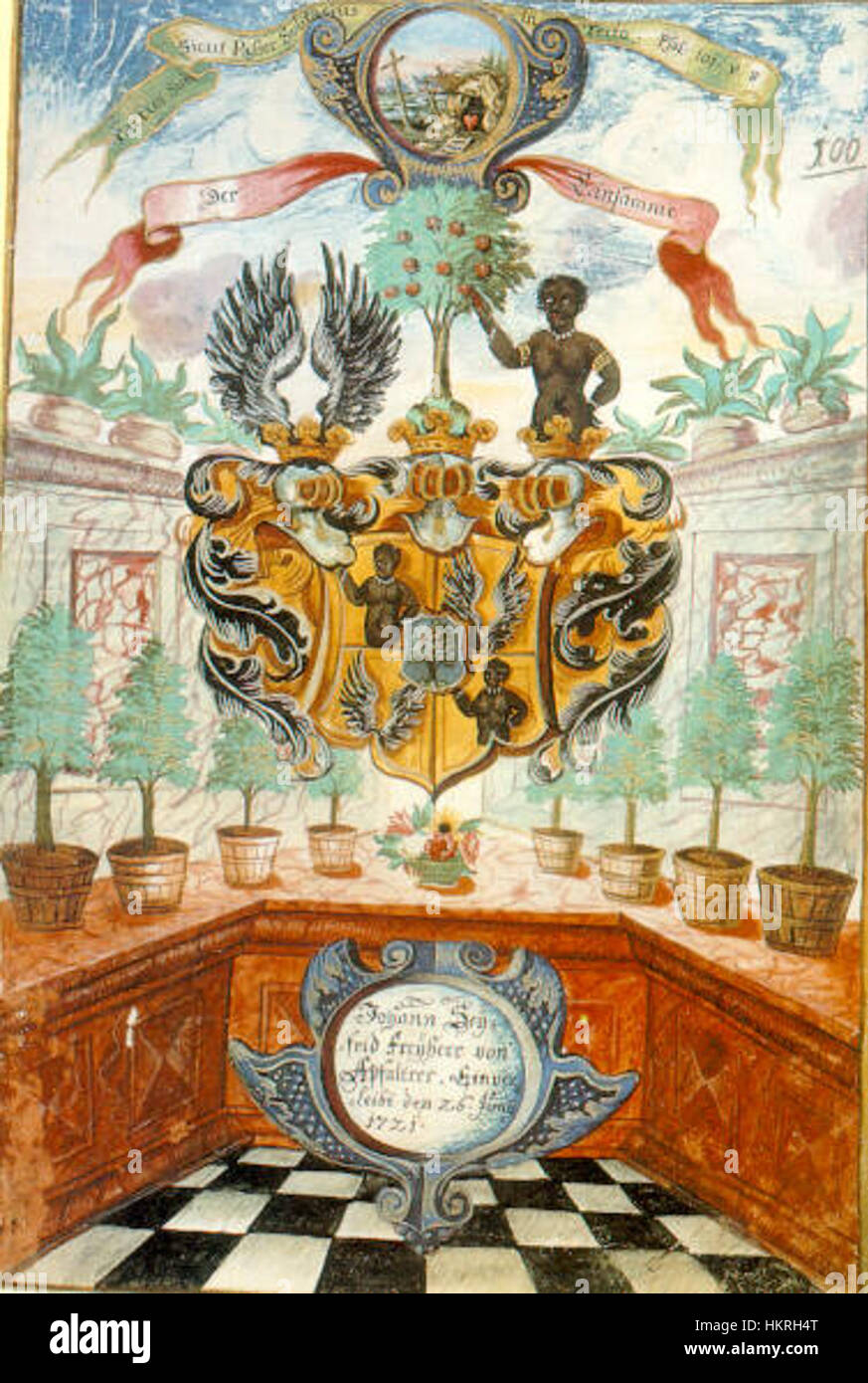 This historical artwork depicts members of the Dismas Fraternity, a ...