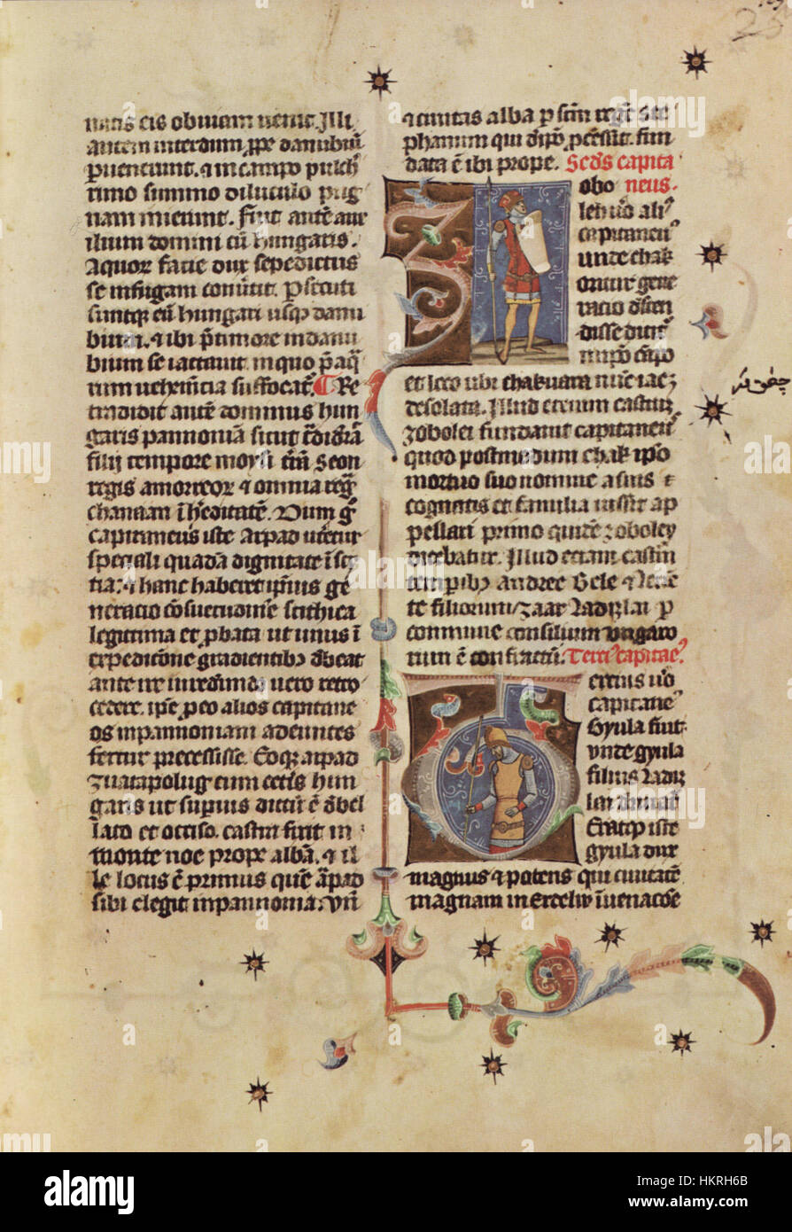 The 'Chronicon Pictum' is a medieval manuscript containing vivid ...