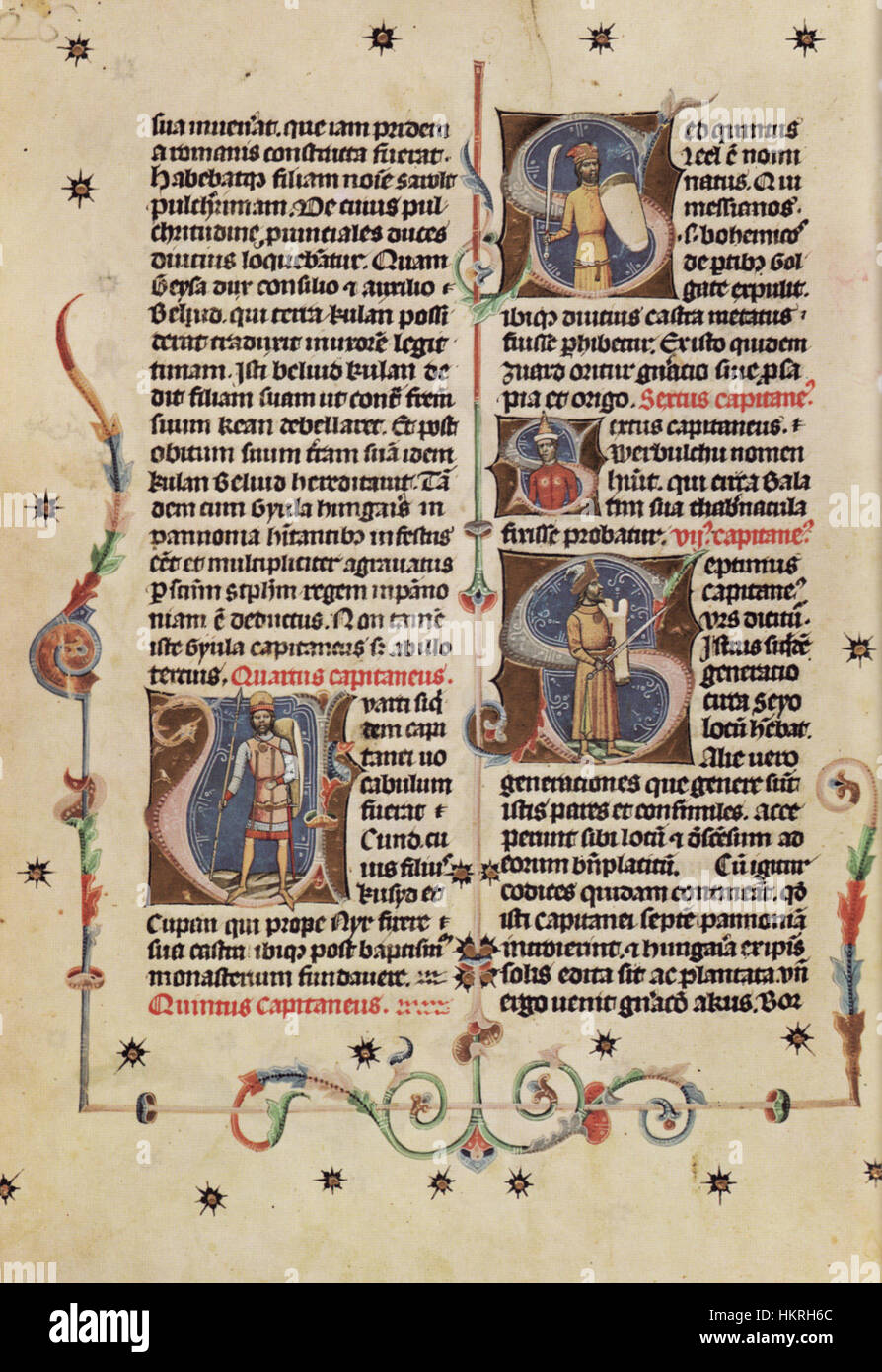 *Chronicon Pictum 026* is a Hungarian medieval manuscript depicting ...