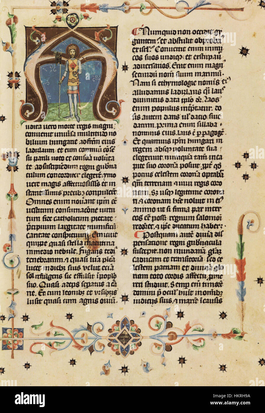 The 'Chronicon Pictum' is a medieval manuscript depicting historical ...