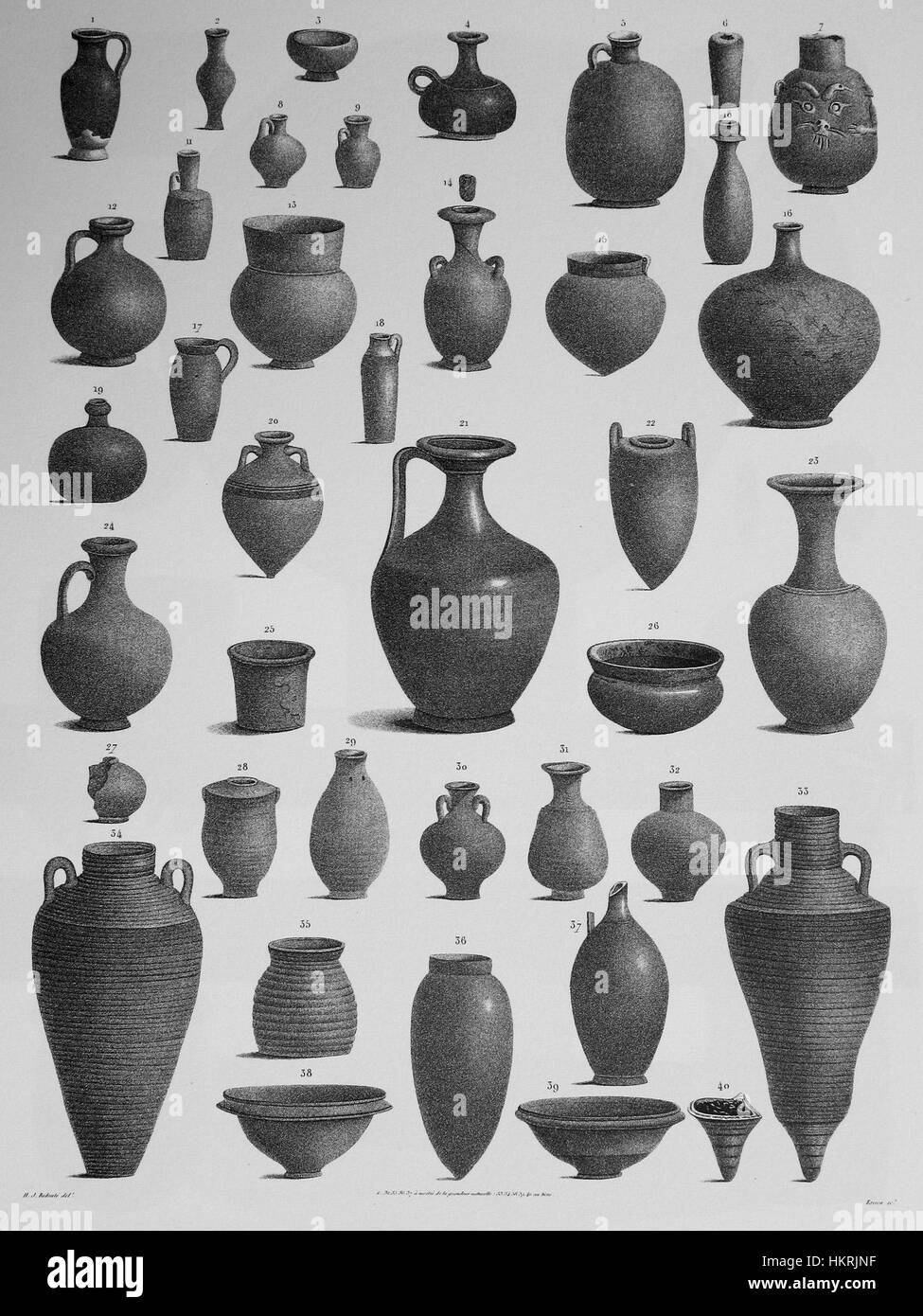 Clay Pots Egyptian Stock Photo Alamy