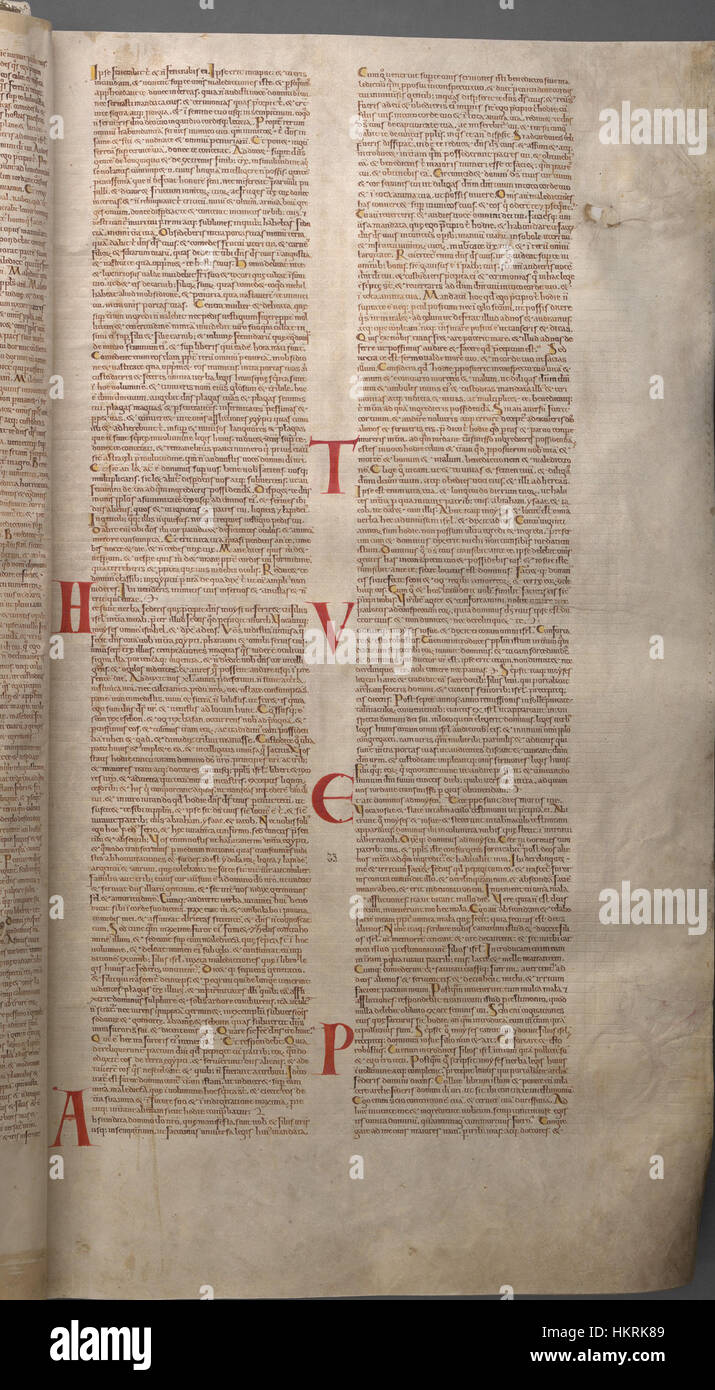 Codex Book Size This image features a page from the Codex Gigas, one of the largest ...
