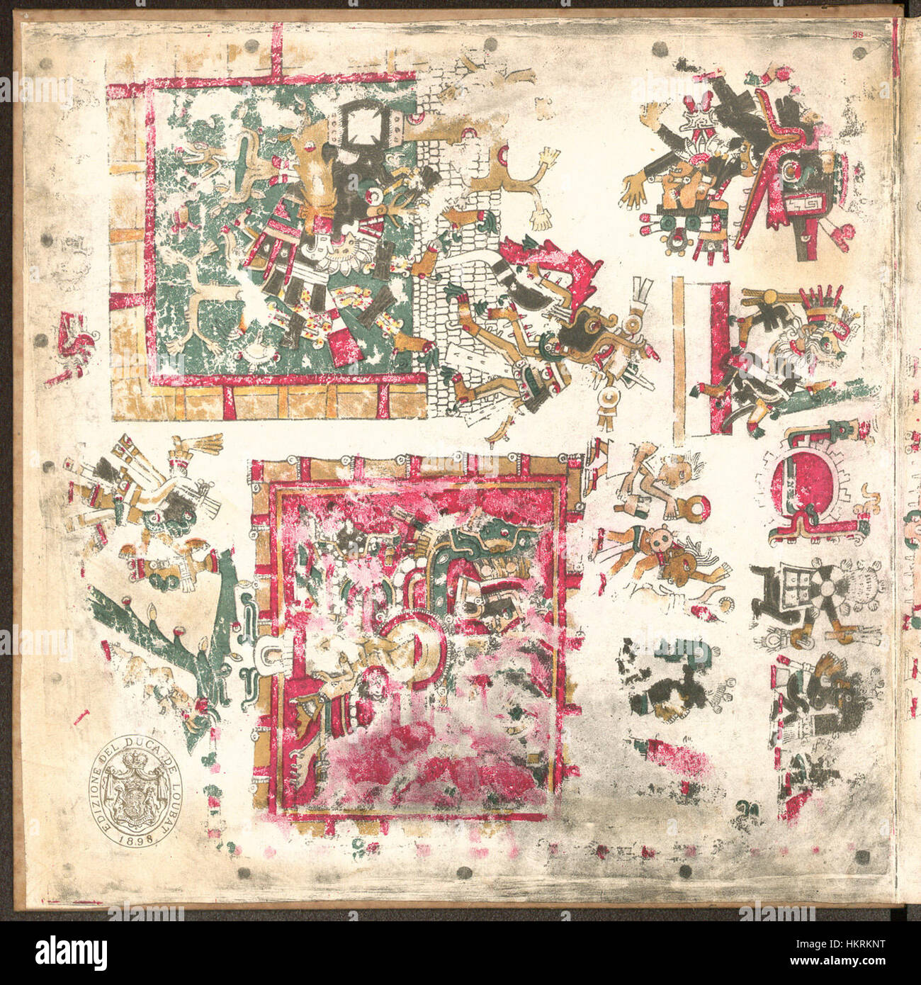 Aztec Practices The Codex Borgia is an Aztec manuscript that provides a vivid portrayal ...