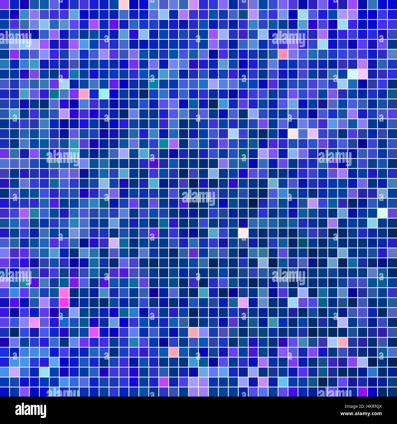 abstract vector square pixel mosaic background - blue Stock Vector ...