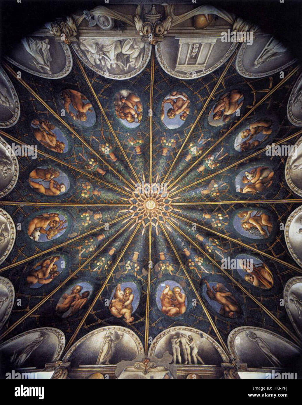 Italian Renaissance Camera A depiction of the Camera di San Paolo, a room painted by the ...
