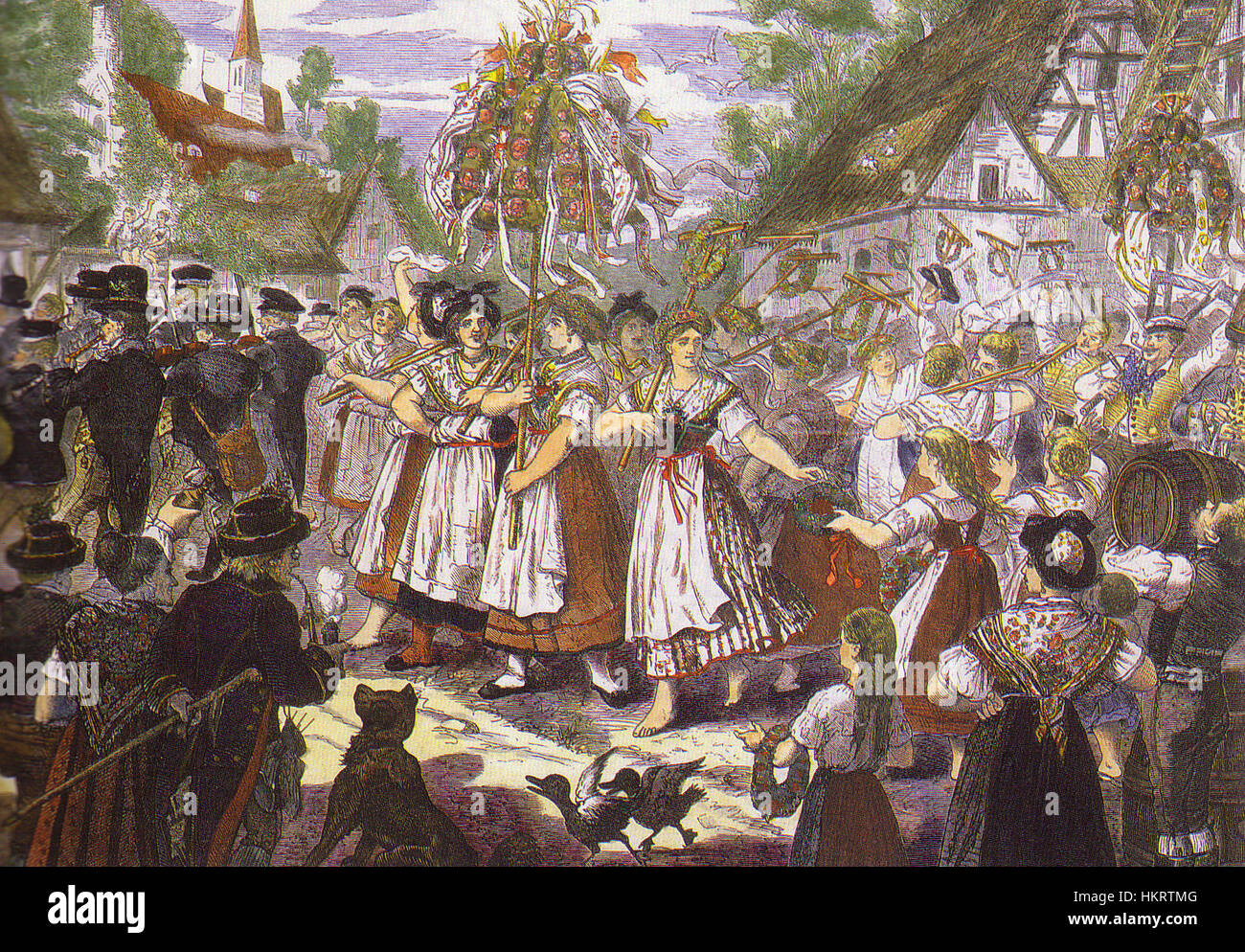 Czech Harvest Festival Stock Photo - Alamy