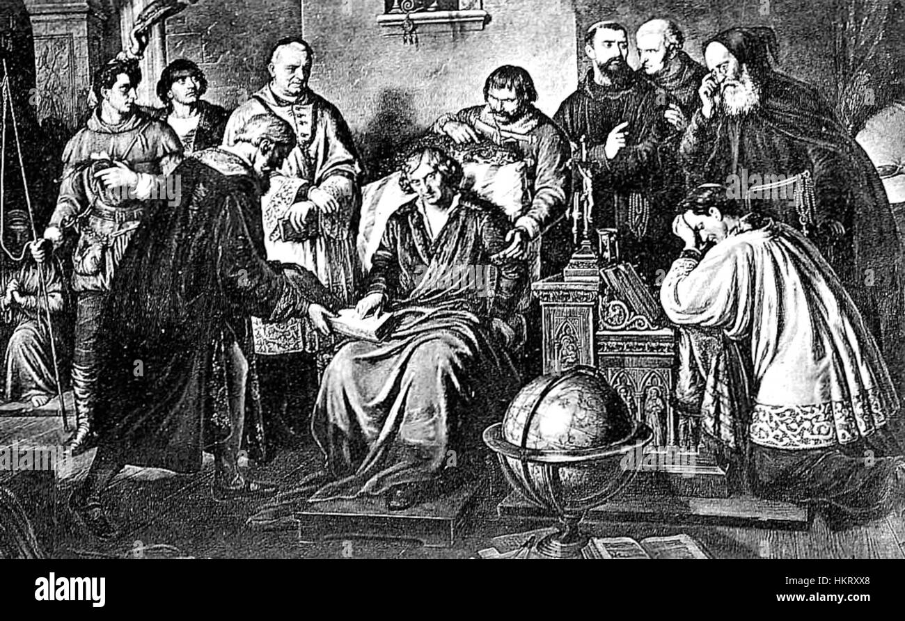 Death of nicolaus copernicus stock photo 132677056 alamy