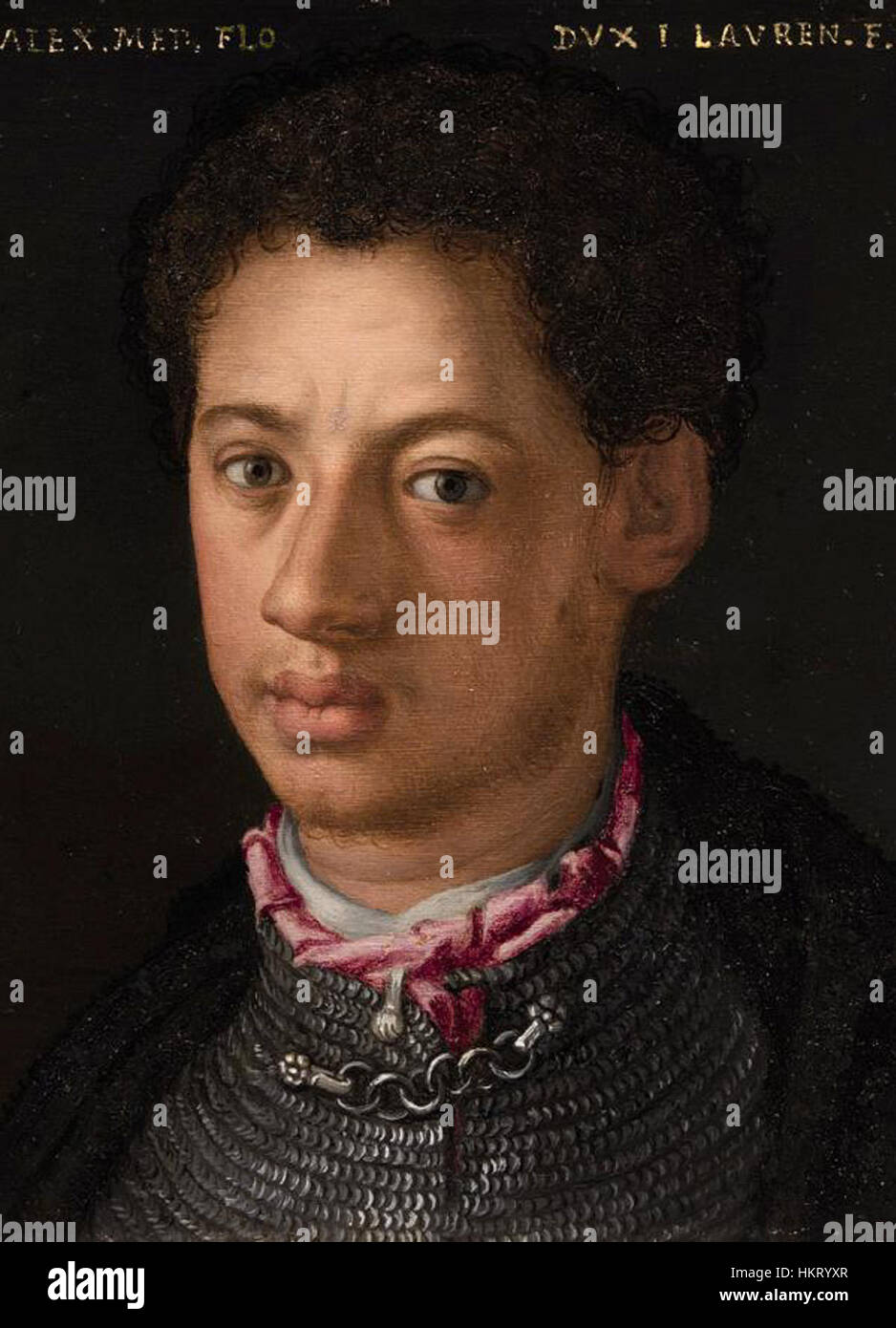 Alessandro de' Medici Bronzino Stock Photo - Alamy
