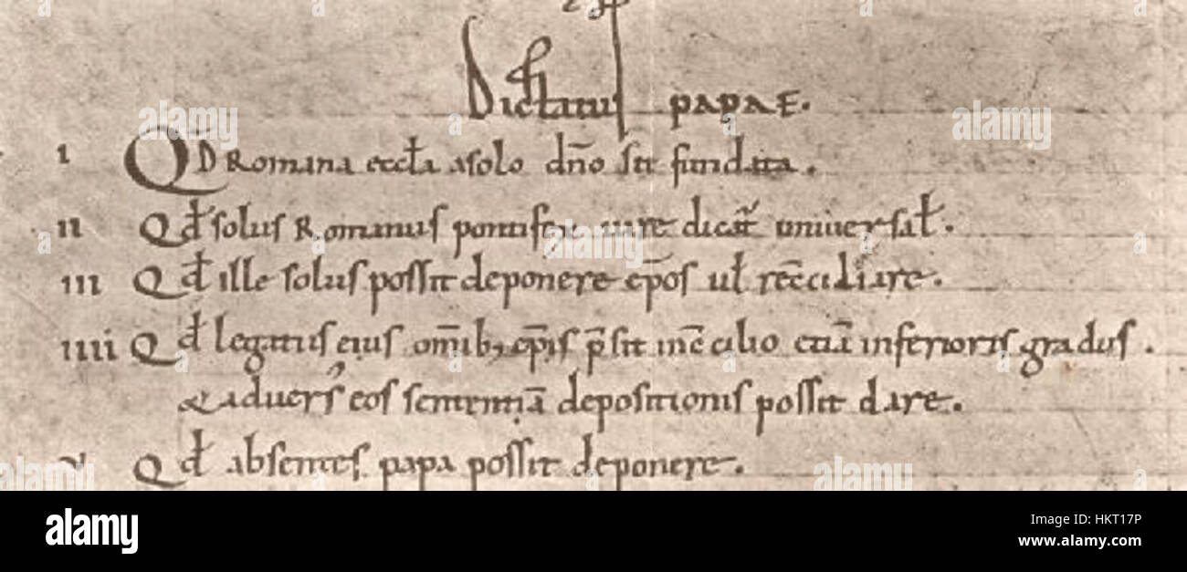 Dictatus papae hires stock photography and images Alamy