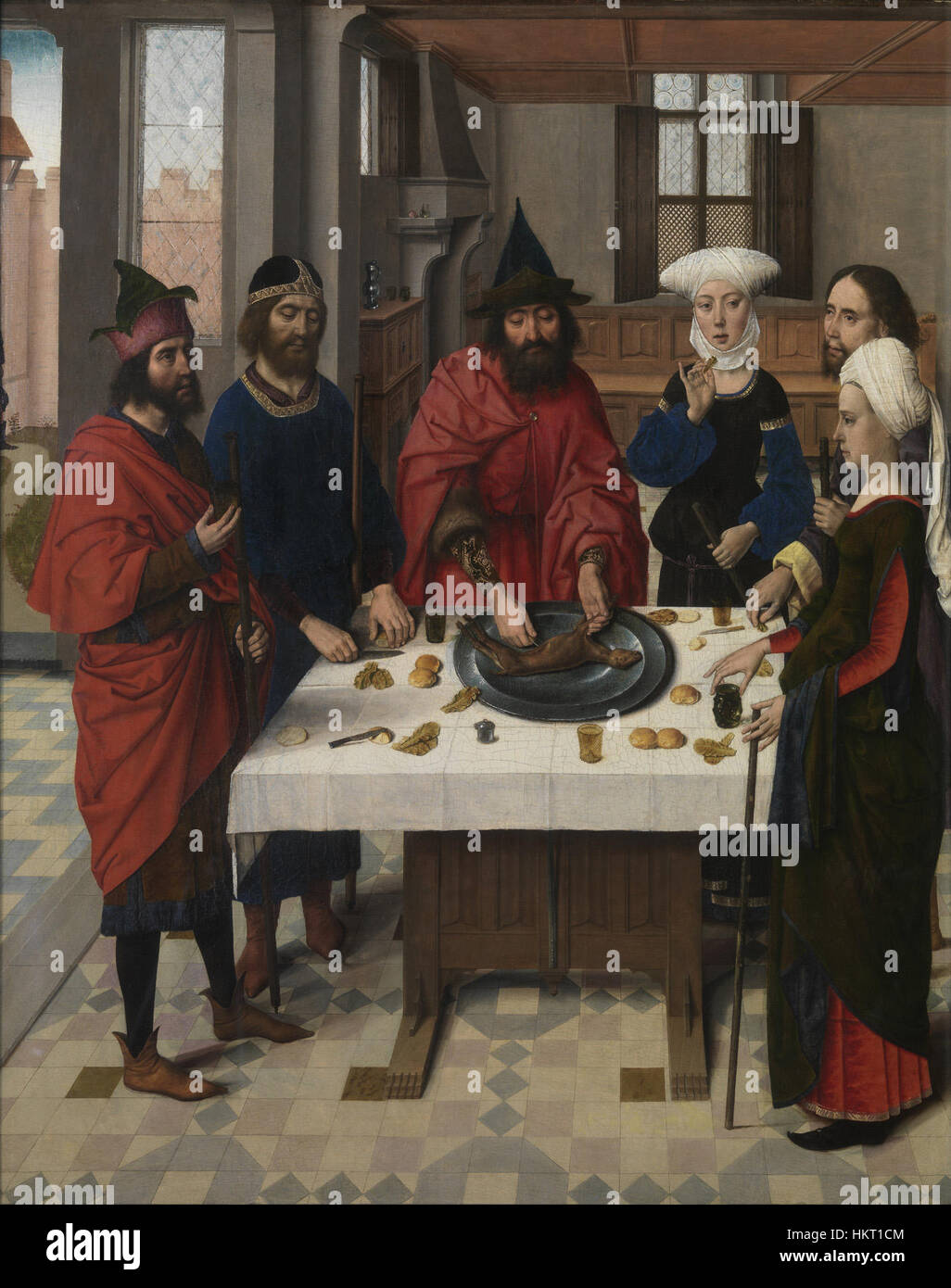 Dieric Bouts - The Feast of the Passover - WGA03013 Stock Photo