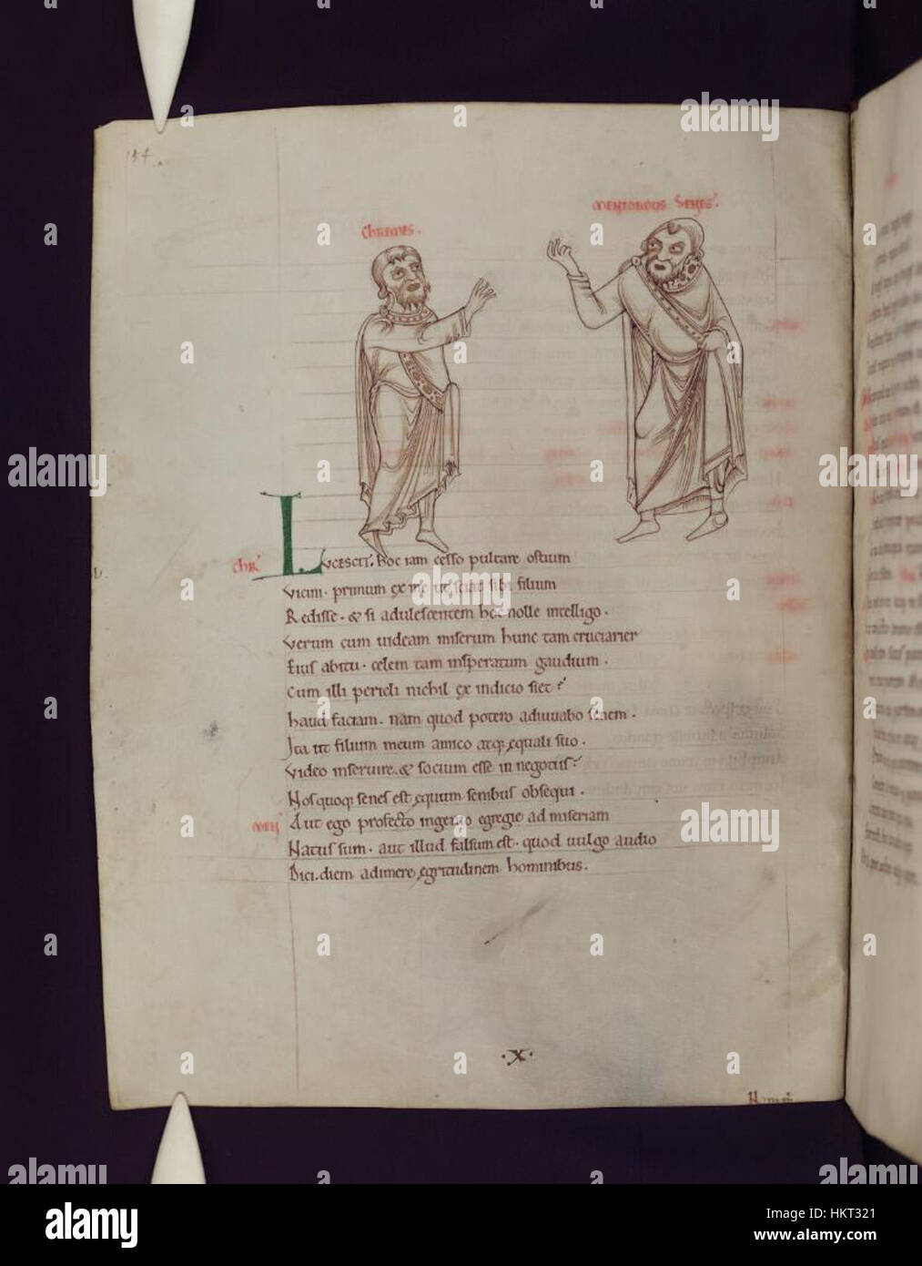 Terence Rome The 'Comedies of Terence' manuscript from Bodleian Libraries features ...
