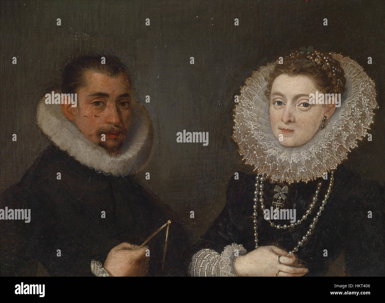 Double portrait renaissance hi-res stock photography and images - Alamy