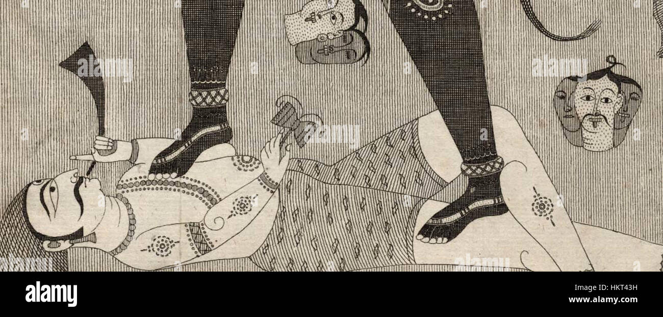 This 18th-century drawing, from the 1700s, illustrates historical subjects with fine attention to detail, showcasing the style of the period and the artistic techniques used in the 18th century. Stock Photo