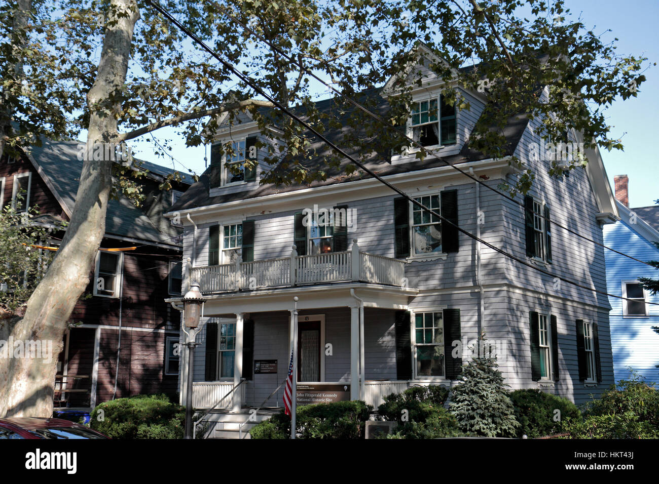 The birthplace of John F Kennedy, 83 Beals Street, Brookline, Boston