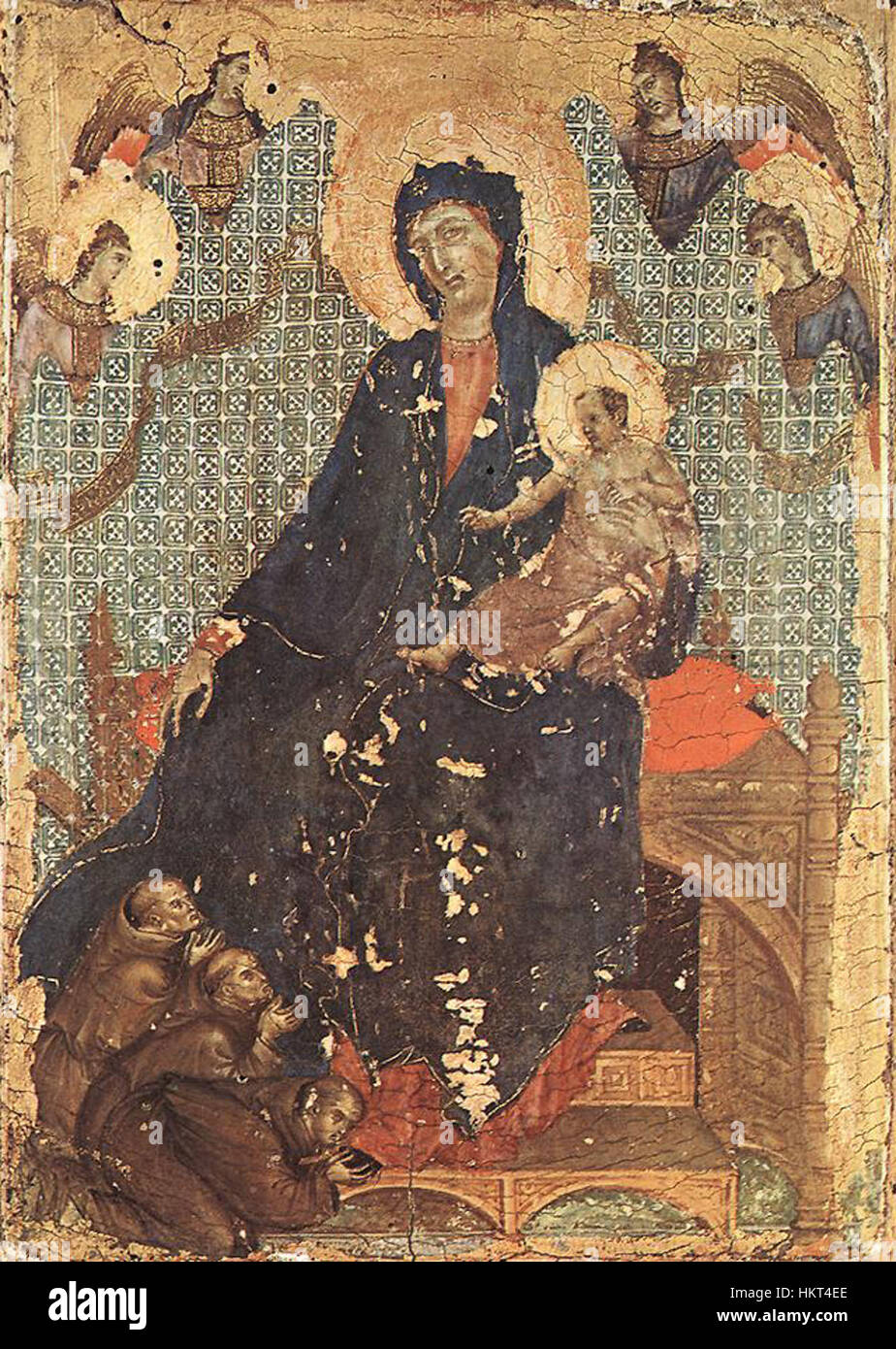 Duccio di Buoninsegna's 'Madonna of the Franciscans' is a 14th-century ...