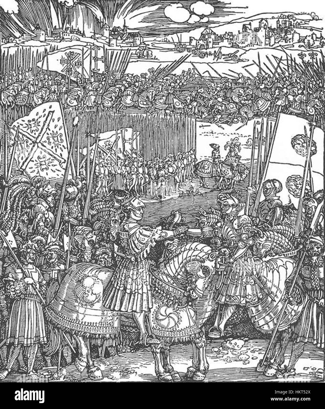 Albrecht Dürer’s 'Arco Trionfale' (Triumphal Arch) is a detailed ...