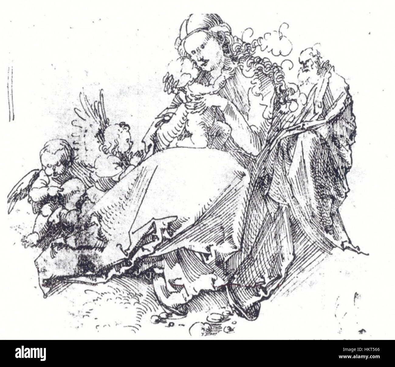Albrecht Dürer’s 'Madonna and Child' is a detailed and expressive work ...