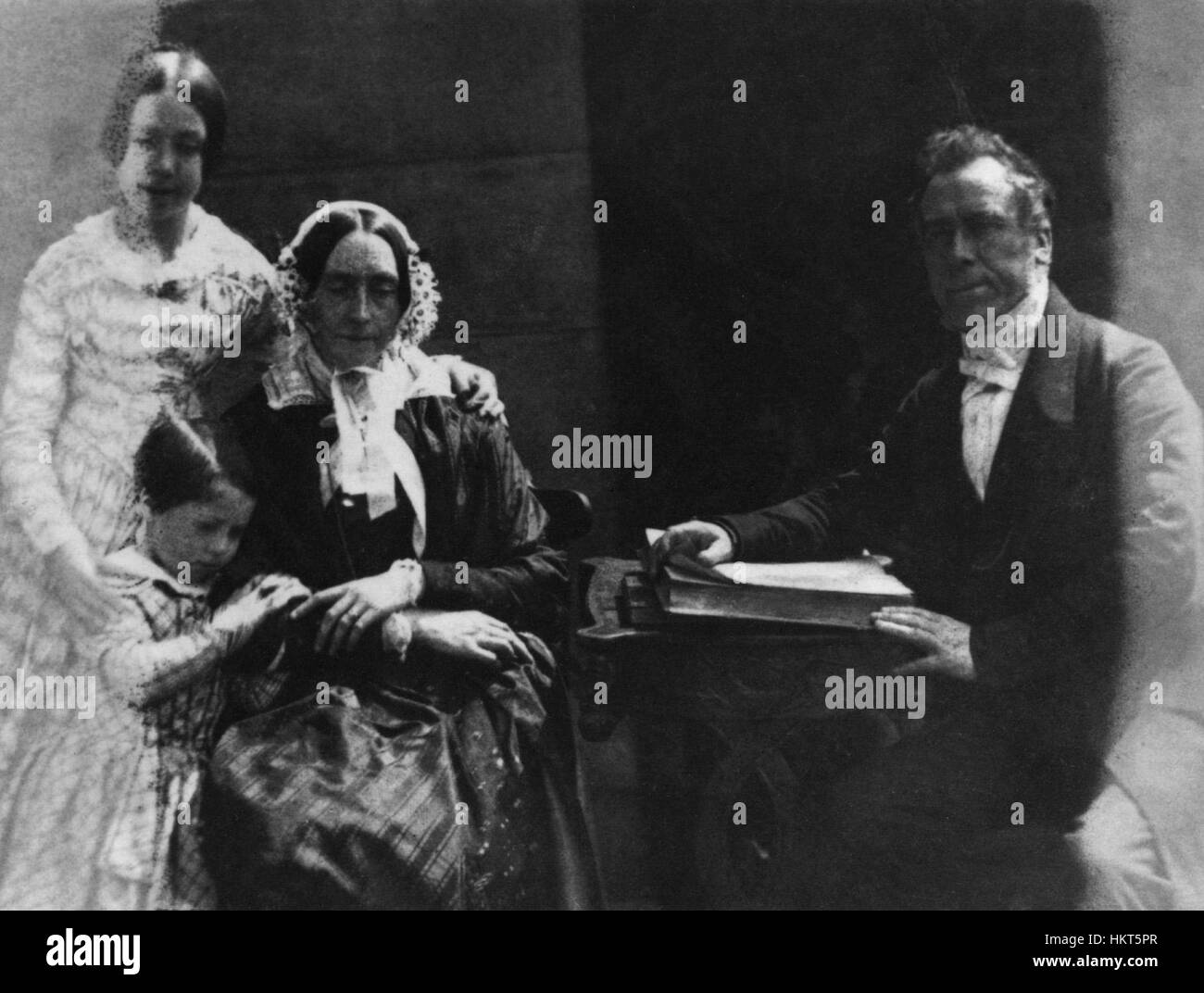 Ebenezer Miller and his family by Robert Adamson Stock Photo
