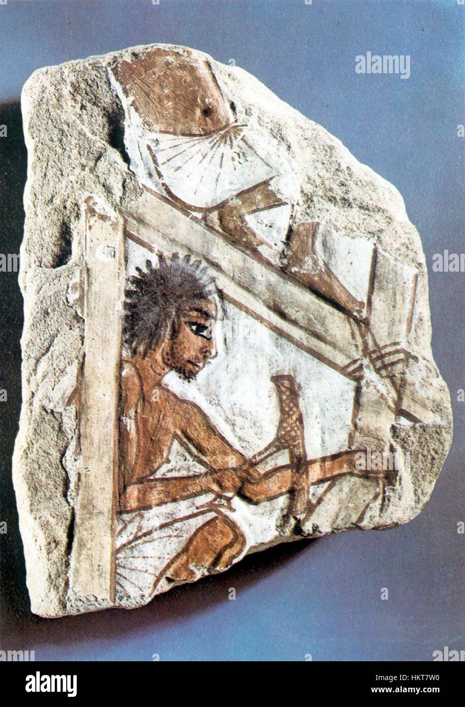 'Egyptian Carpenter' is an artwork likely depicting a figure engaged in ...