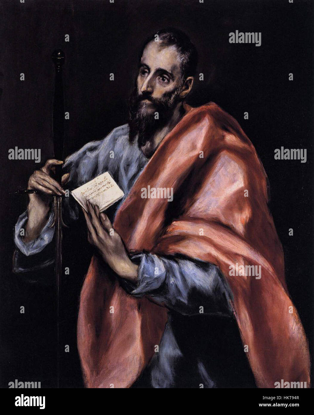 El Greco - Apostle St Paul - WGA10603 Stock Photo