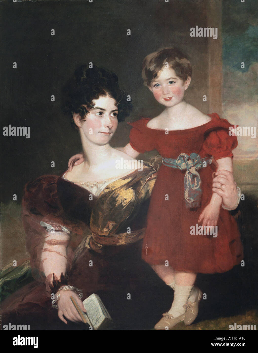 This 19th-century English portrait depicts Emma alongside George Ward ...