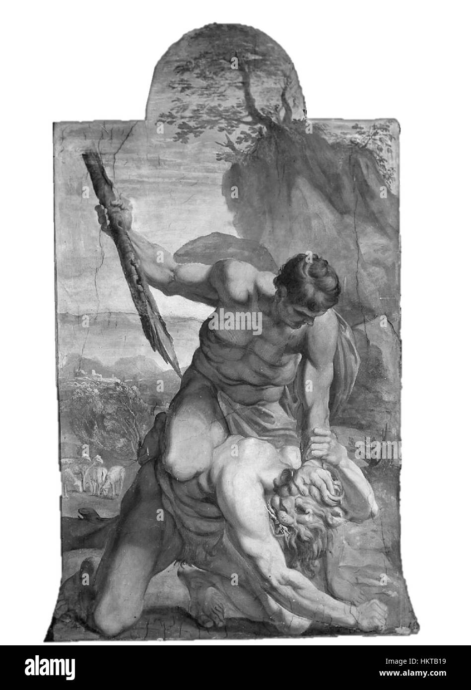 Геркулес и какус картина